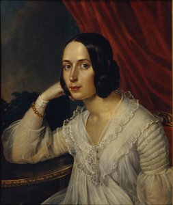 Porträtt av Natalia Tuchkova-Ogareva 1829-1913, 1842