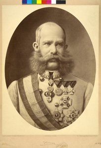 Kejsare av Österrike Franz Joseph I av Karl Ritter Von Kobierski