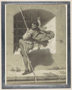 Benvenuto Cellini flyr från Castel Sant