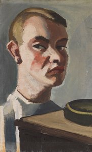Självporträtt, ca. 1920.