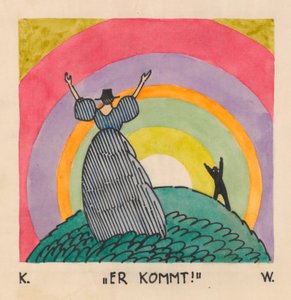 He Comes, c.1921 (gouache på papper)