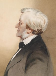 ""Porträtt av den tyske kompositören Richard Wagner"" av Karl Wilhelm Diefenbach