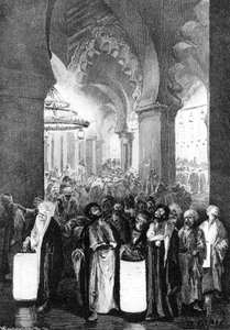 Bönen under en natt i Ramadan, 1881
