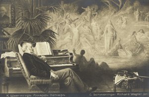 Richard Wagners dröm av Karl or Carl the Younger Schweninger