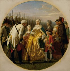 Utkastet i Solenau 1749 av Karl von Blaas
