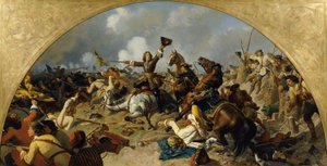 Slaget vid Turin 1706 av Karl von Blaas