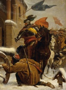 Johann de Werths räd nära Tuttlingen 1643 av Karl von Blaas