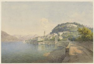 Bellagio vid Comosjön av Karoly Lajos Libay