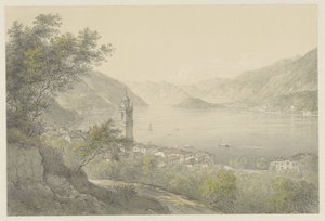 Bellagio, vid Comosjön av Karoly Lajos Libay