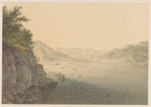 Varenna vid Comosjön av Karoly Lajos Libay
