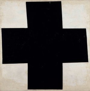 Svarta korset Croix noire, 1915. av Kazimir Severinovich Malevich