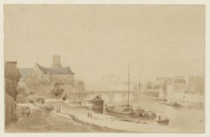 Stad vid en flod av Kasparus Karsen (possibly)
