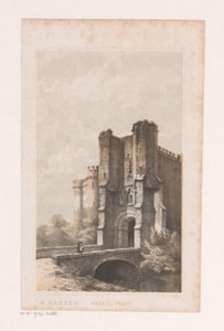 Stadsporten på 1200-talet Slottsporten (1200-talet) (titel på objektet) av Kasparus Karsen