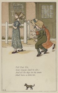 Tell Tale Tit (färg litho)