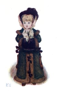 "Julkort" av Kate Greenaway. av Kate Greenaway
