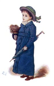 "Julkort" av Kate Greenaway. av Kate Greenaway