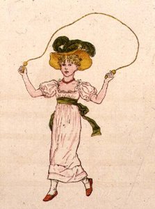 Skippa, från "En dag i ett barns liv" av Kate Greenaway