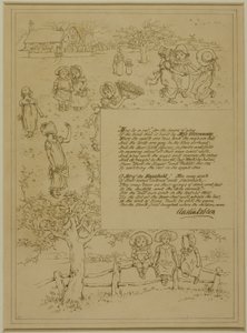 Studie för hem-skönhet av Kate Greenaway
