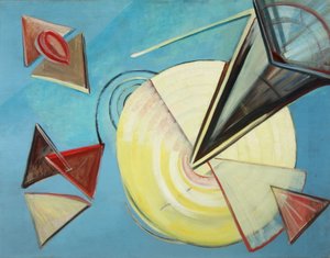 Echoes of Bach 1930 (olja på duk) av Katherine Sophie Dreier
