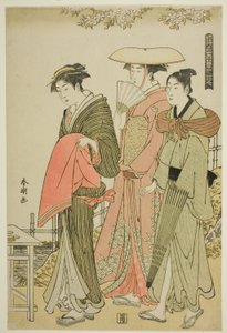 Blommor, från serien "Snow, Moon, and Flowers of the Floating World (Ukiyo setsugekka)"
