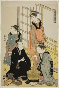 Snow, från serien "Snow, Moon, and Flowers of the Floating World (Ukiyo setsugekka)"