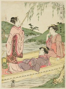 Den åttonde månaden (Hachigatsu), från serien "Popular Customs of the Tove Months (Fuzoku juni ko)" av Katsukawa Shuncho