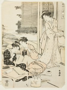 Den sjätte månaden (Rokugatsu), från serien "Popular Customs of the Twelve Months (Fuzoku juni ko)"
