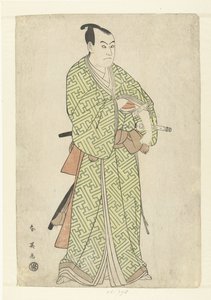 Skådespelareporträtt av Sawamura Sojuro III i rollen som Kakogawa Honzo