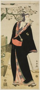 Sukeroku - Ichikawa Komazô II skådespelare av Katsukawa Shun