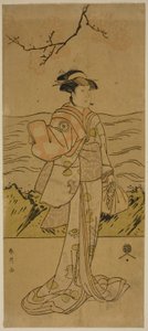 Skådespelaren Iwai Kiyotaro II av Katsukawa Shun