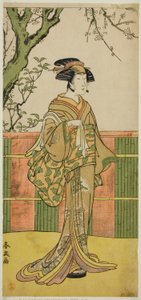 Skådespelaren Sawamura Tamagashira i en oidentifierad roll av Katsukawa Shun