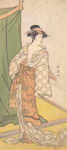 Segawa Chrysanthemum Woman Bra, va? 1785. av Katsukawa Shunjo