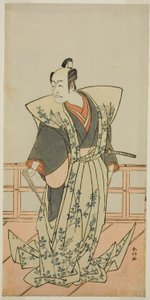 Skådespelaren Ichikawa Danjuro V i en oidentifierad roll av Katsukawa Shunkо̄