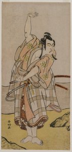 Skådespelaren Ichikawa Yaozō II som Sakuramaru