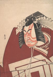 Ichikawa Dan Juro V-medlem Ah, uppträda ett tag, va? 1789. av Katsukawa Shunko