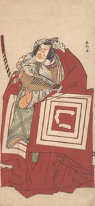 Kabuki ac and r Ichikawa Mon Osake Okej Som Shinozuka Kazuo Ah, ett tag. . . , 11:e porten, 1790. av Katsukawa Shunko