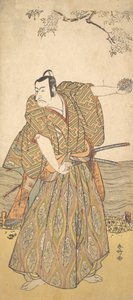Den femte Ichikawa Danjuro som en samuraj, ca. 1780-85.