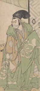 Den första Nakamura Nakazo i rollen som Ko no Moronao, juni 1786.