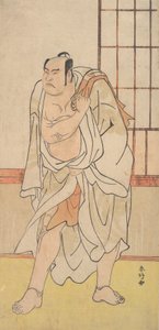 Den tredje Otani Hiroji som brottare, ca. 1790.