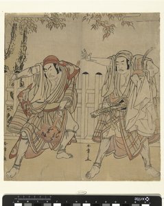 Skådespelare Otani Hiroji III i Otani Tomoemon av Katsukawa Shunsho