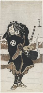 Åh tani hiroeman god morgon asahara jiro _ av Katsukawa Shunsho