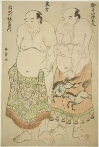 Sumobrottare från den östra gruppen: Kurateyama Yadayû och Izumigawa Rin