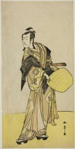Skådespelaren Ichikawa Danjuro V som Kakogawa Honzo, från pjäsen "Kanadehon Chushin Nagori no Kura", uppträdde på Nakamura Theatre i den nionde månaden, 1780 av Katsukawa Shunsho