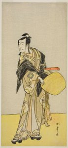 Skådespelaren Ichikawa Danjuro V som Kakogawa Honzo, från pjäsen "Kanadehon Chushin Nagori no Kura", uppträdde på Nakamura Theatre i den nionde månaden, 1780 av Katsukawa Shunsho