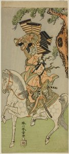 Ichikawa Dan Juro V Som medlem av Soga Chronicles, 1771 av Katsukawa Shunsho
