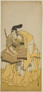 Ichikawa Grape Dye Good As Kudo Saemon Suketsune TE PAY CAMRY Ord relaterade till förfäder, utförd med te Ichimura te e medlem Te first gate th, 1776 av Katsukawa Shunsho