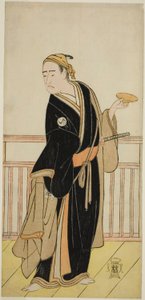 Skådespelaren Ichikawa Yaozo III som Oboshi Yuranosuke i pjäsen Kanadehon Chushingura, framförd på Nakamura Theatre i den femte månaden, 1786 av Katsukawa Shunsho