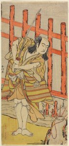 Skådespelaren Ichikawa Yaozo_ i karaktär, sent 1700-tal av Katsukawa Shunsho