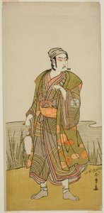 Ichimura Uzaemon Doctor X As Tee Potter Hammer Member Tee Pay Higashiyama För överdrivna höstlöv, utförd på Tee Ichimura Tee th, 1778 av Katsukawa Shunsho