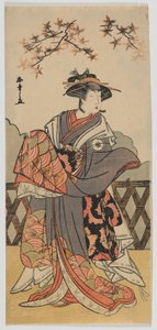 Skådespelaren Iwai Hanshiro IV, Edo-perioden, sent 1780-tal (trätryck i färg) av Katsukawa Shunsho